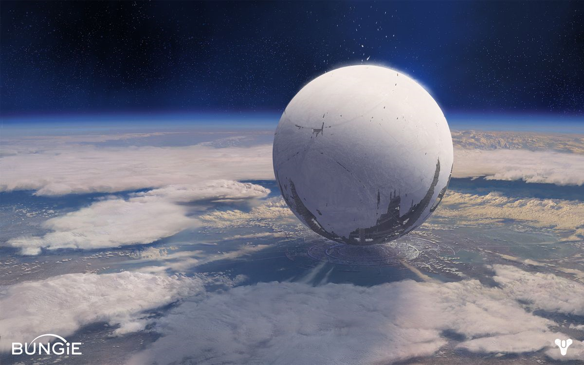 The Traveller from the video game Destiny by Bungie