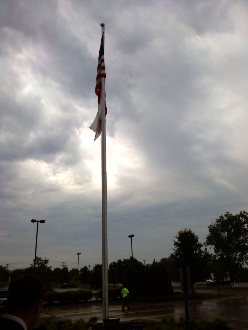 US Flag flagging